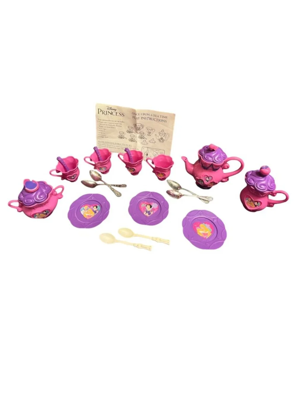 Vintage Y2K Disney Princess Once Upon a Tea Time Play Set